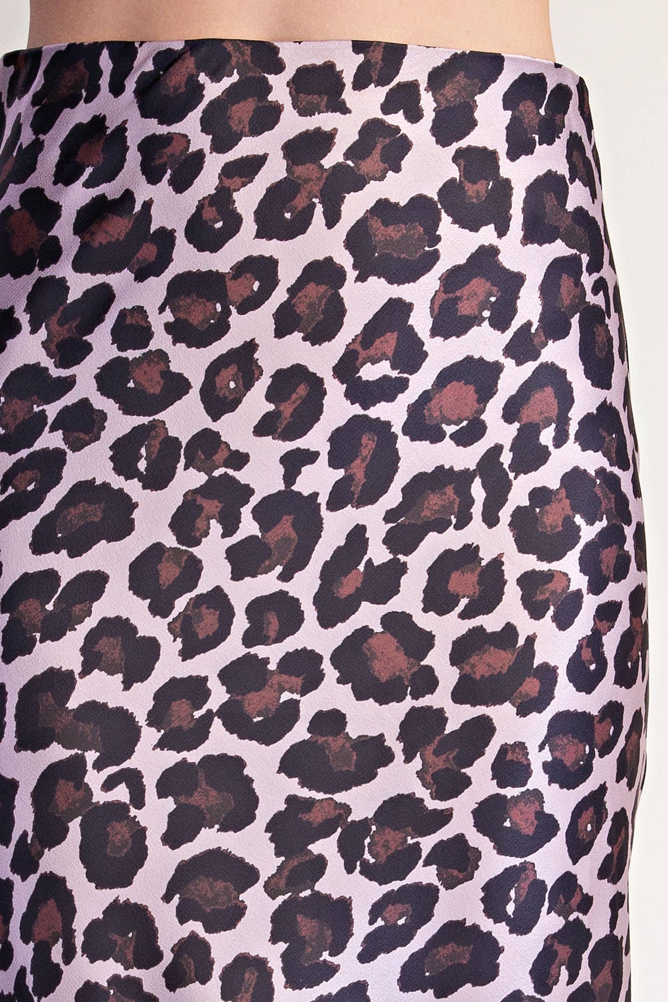 Animal Skirt High Waist Midi Length