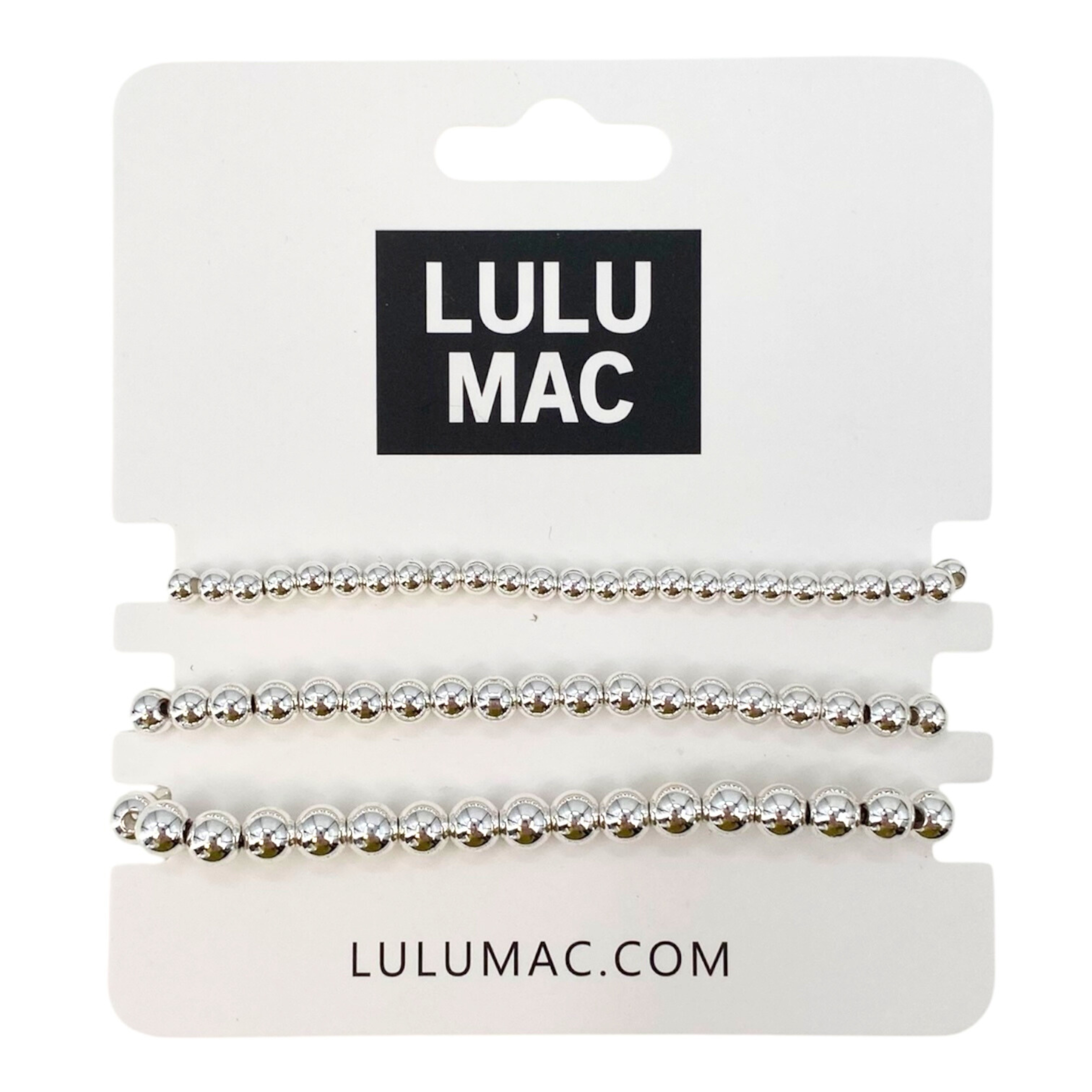 LM Silver Trio Bracelet Set