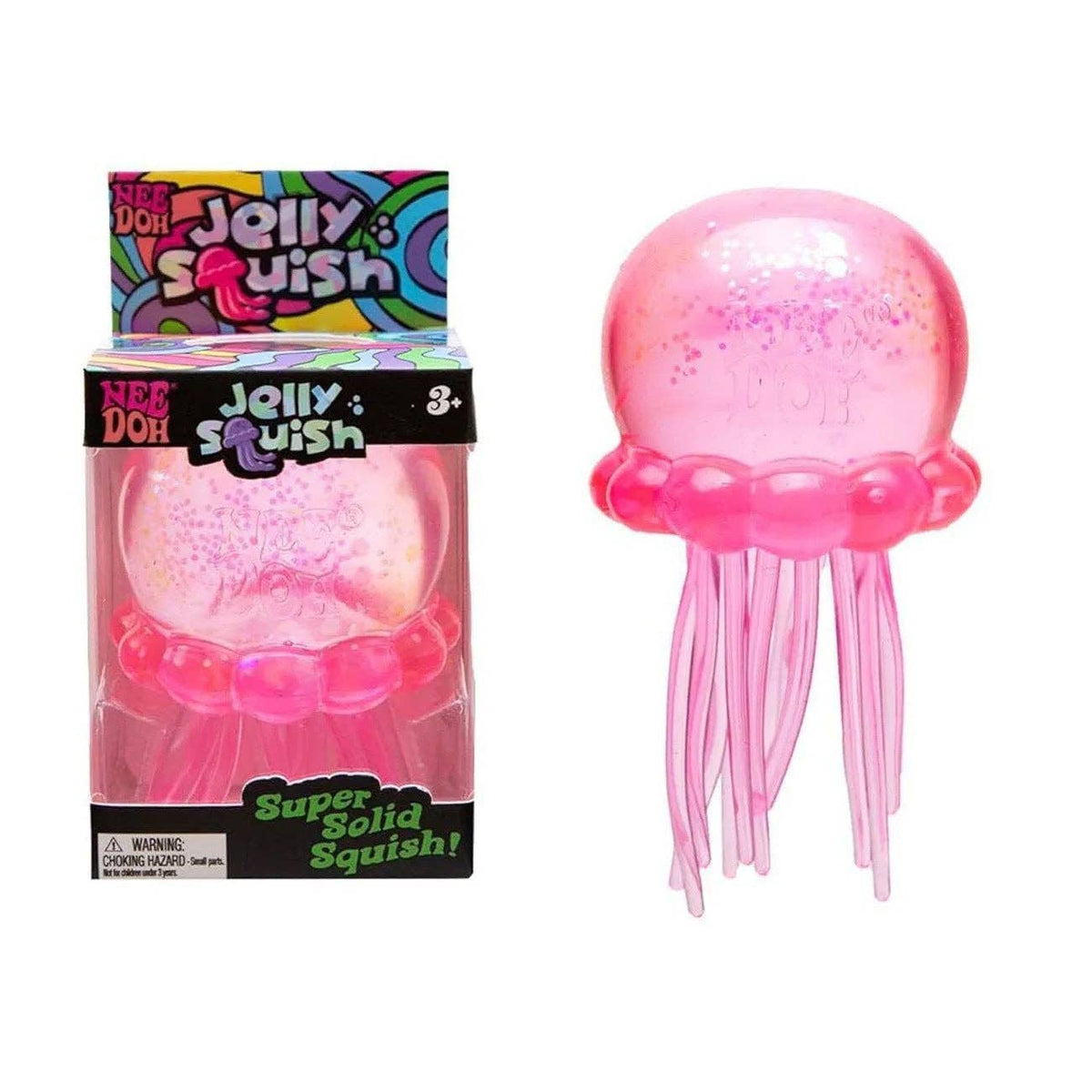 Glitter Jellyfish TPR Squishy
