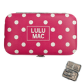 LM Hot Pink/White Dot Manicure Set
