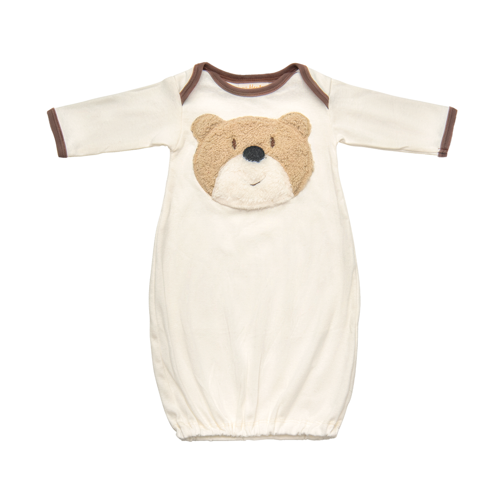 Haute Baby Bear Wear Boy Gown for Newborn