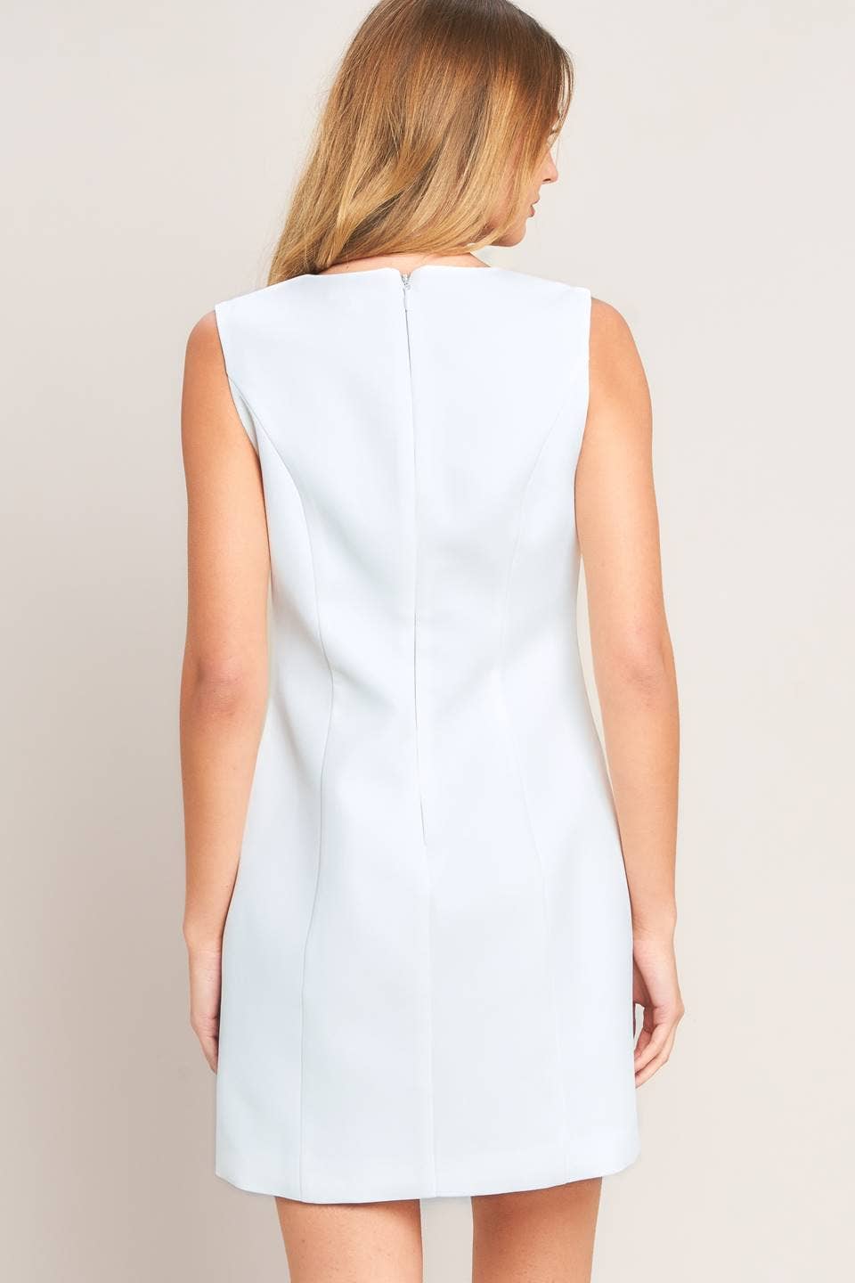 Woven shift dress