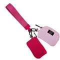 Hot Pink/Light Pink Lulu Mac Wristlet
