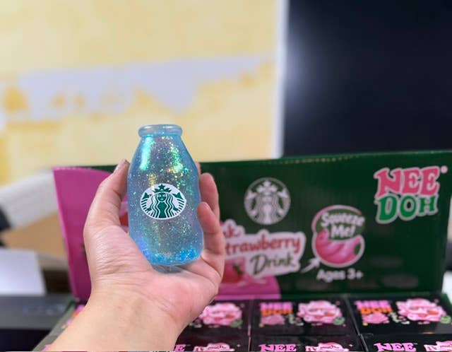Glitter Starbucks Bottle Squish