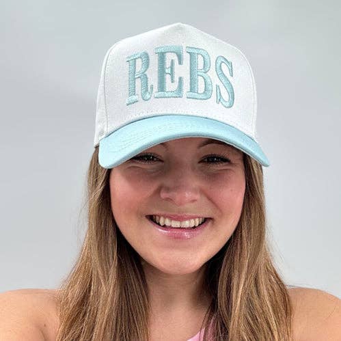 LM Rebs Hat- Light Blue