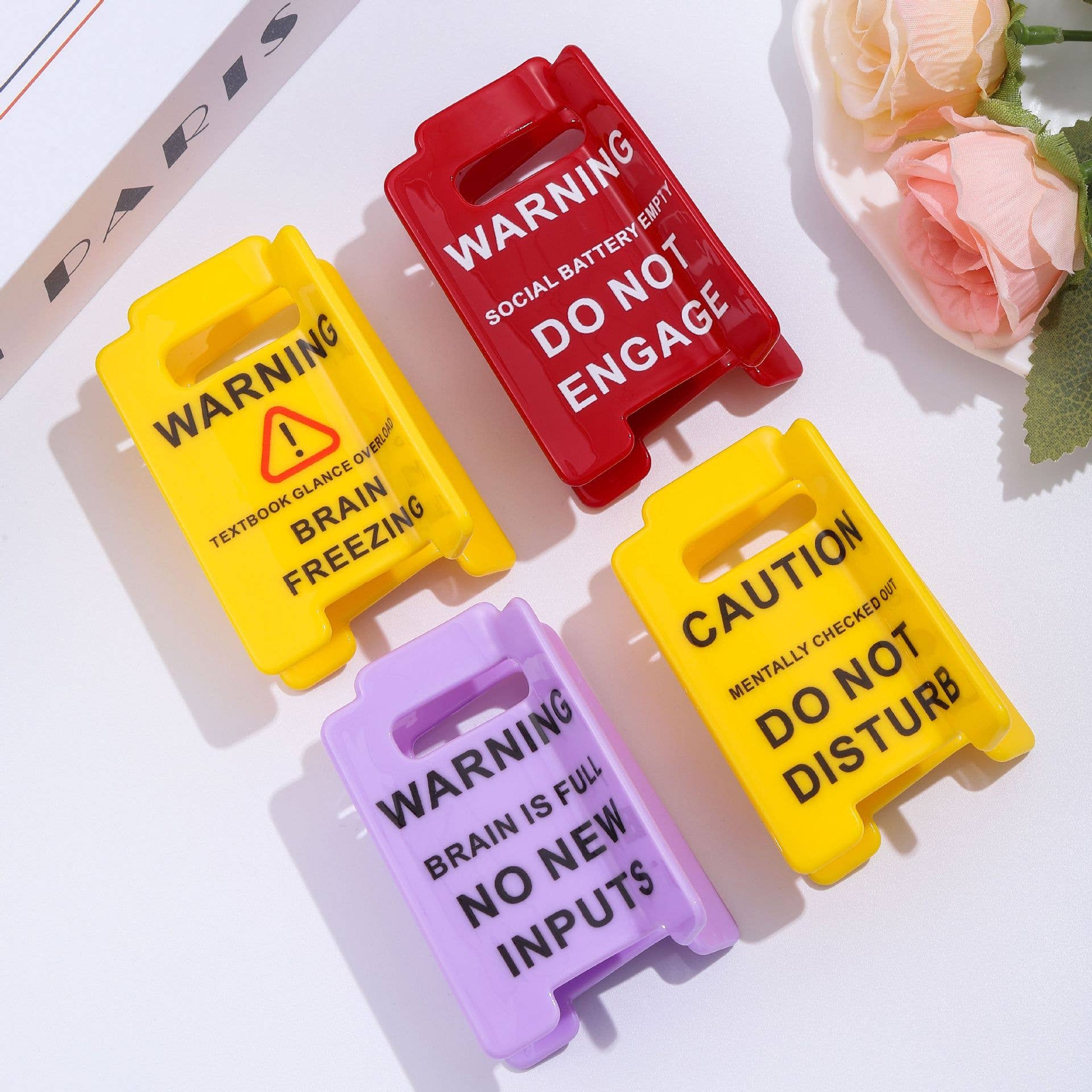 Office Humor Hair Clip