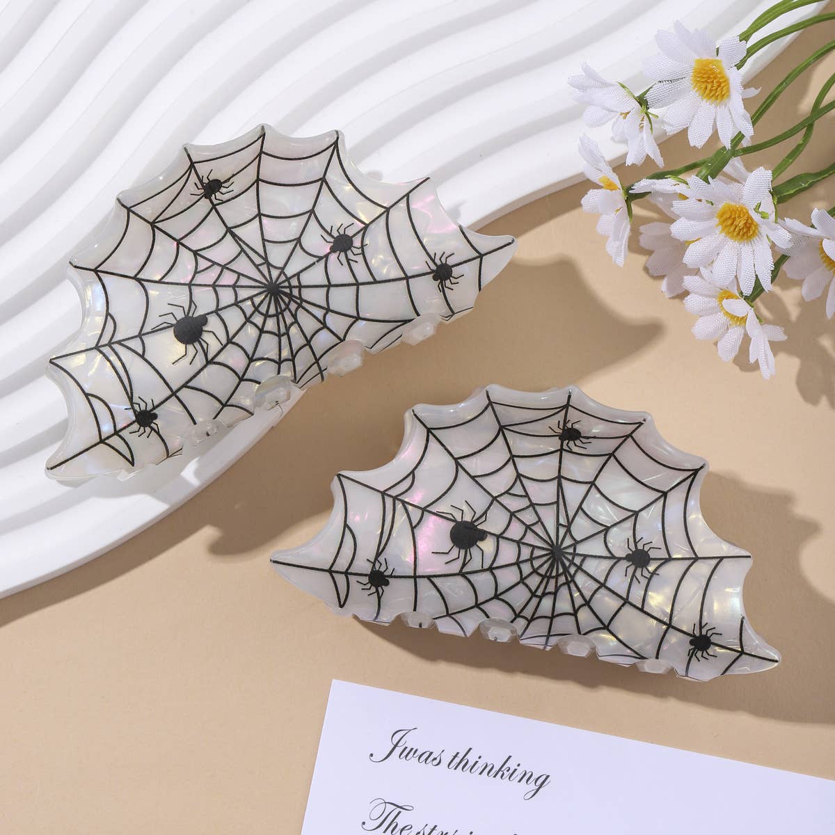 Spider Web Hair Clip
