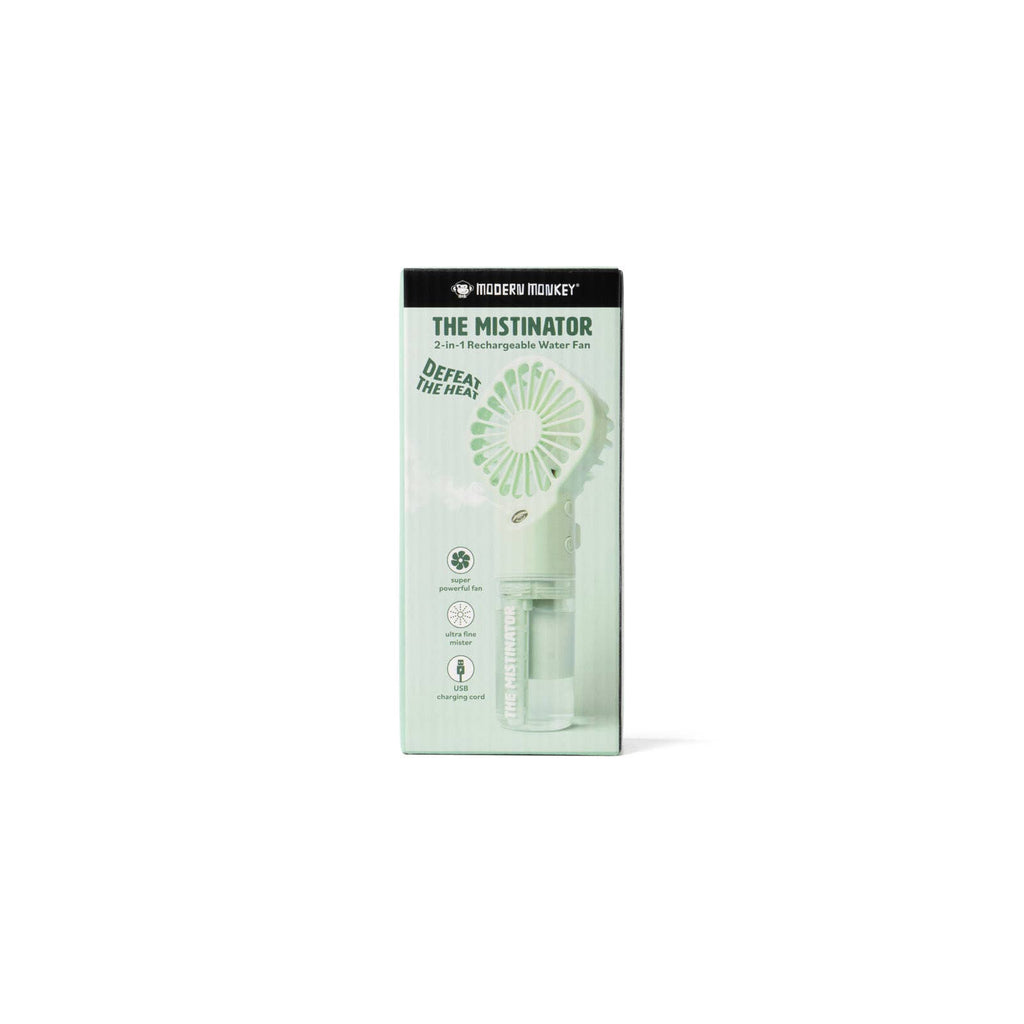 Modern Monkey The Mistinator 2-in-1 Rechargeable Water Fan