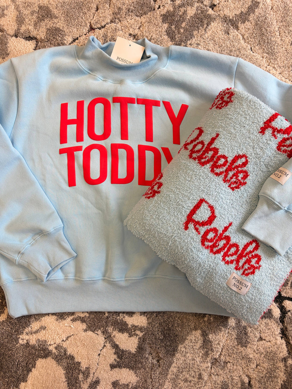 Hotty Toddy Puff Ink Mock Neck