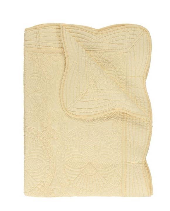 Heirloom Quilt - Baby Quilt Blanket with Monogram
