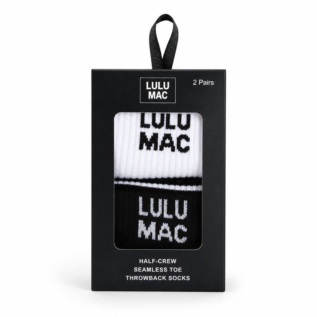 LM Socks 2 Pair Box- Black