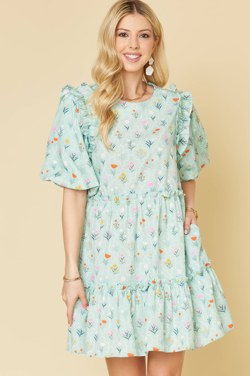 Floral Baby Doll Dress