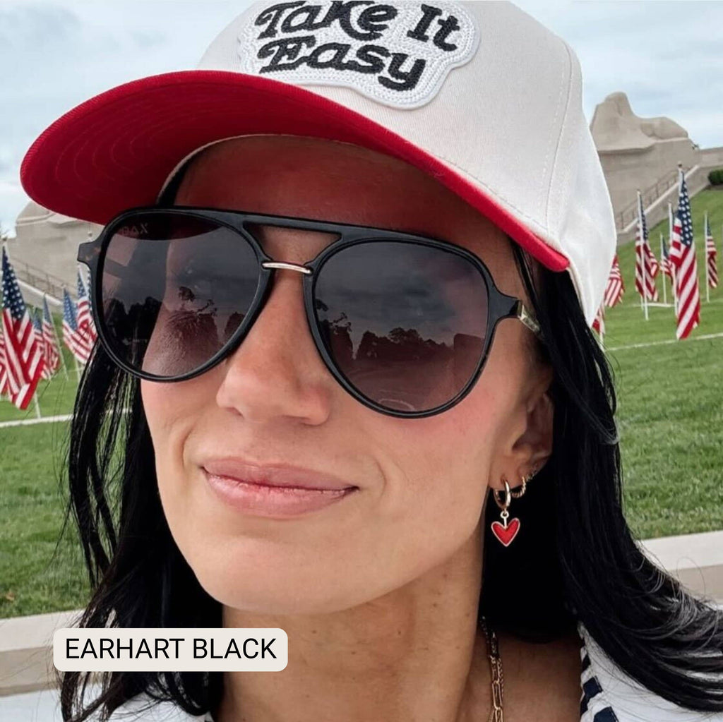 Earhart-Aviator Sunglasses