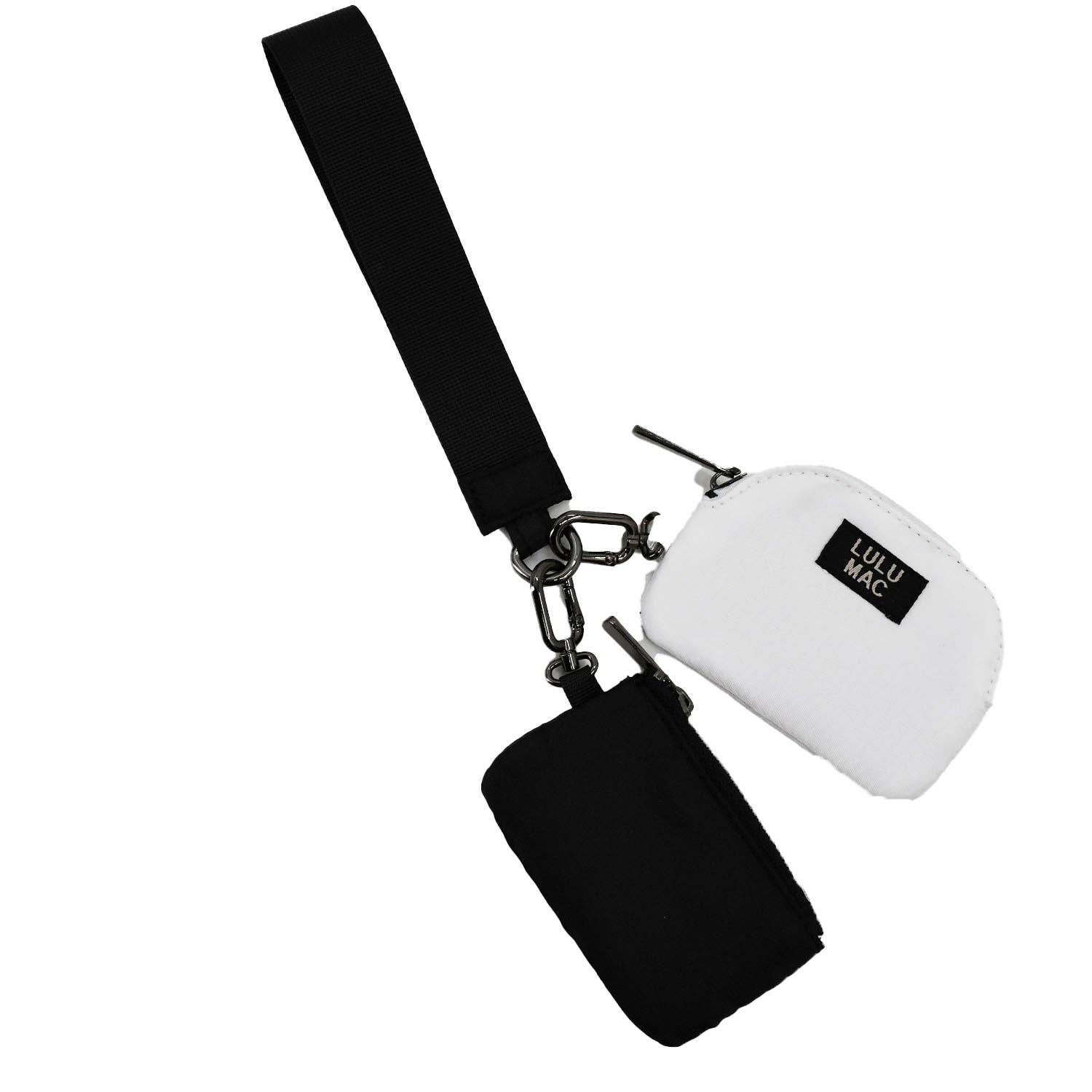 Black/White Lulu Mac Wristlet
