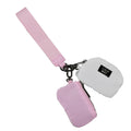 Pink/White Lulu Mac Wristlet