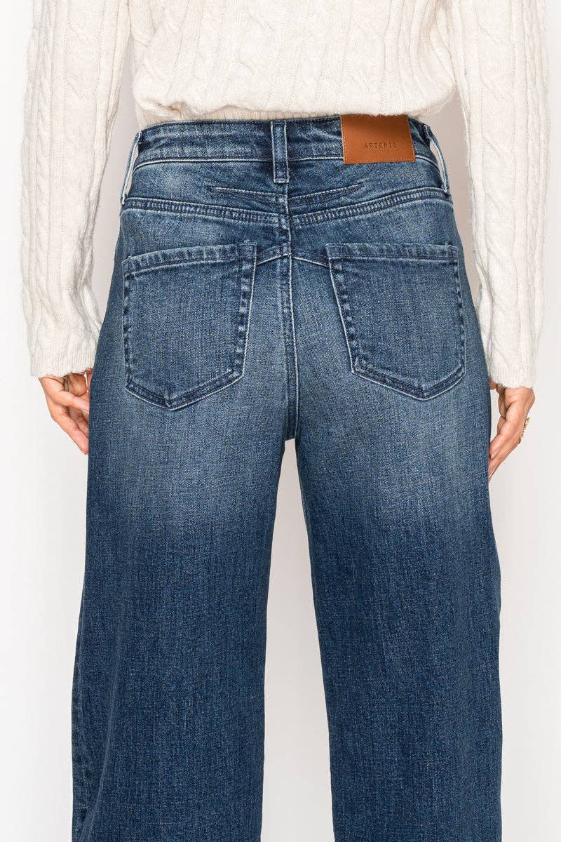 INSEAM TRANFORM TUMMY CONTROL HIGH RISE A-WIDE JEANS