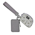 Grey/White Camo Lulu Mac Wristlet