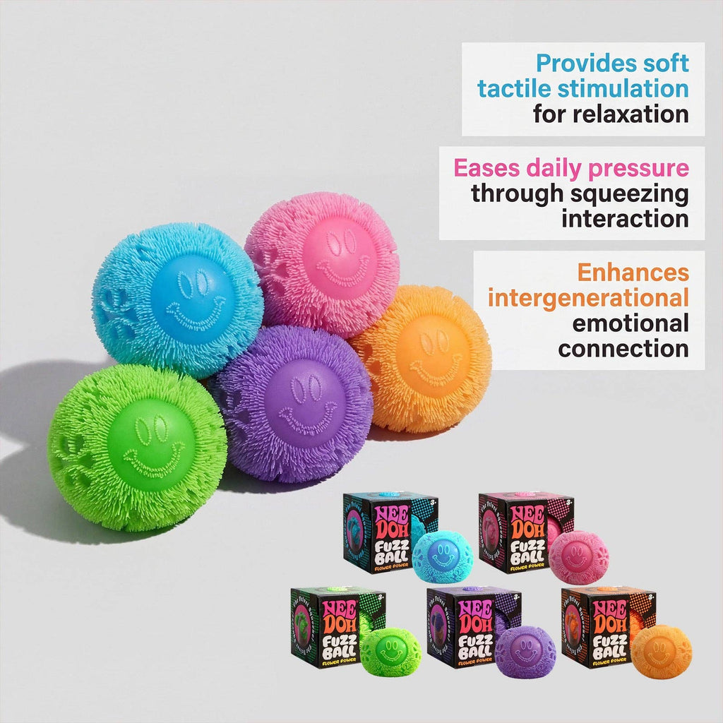 Colorful Smiley Ball TPR Stress Toy