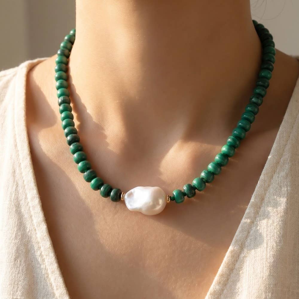 Pearl Beaded Necklace
