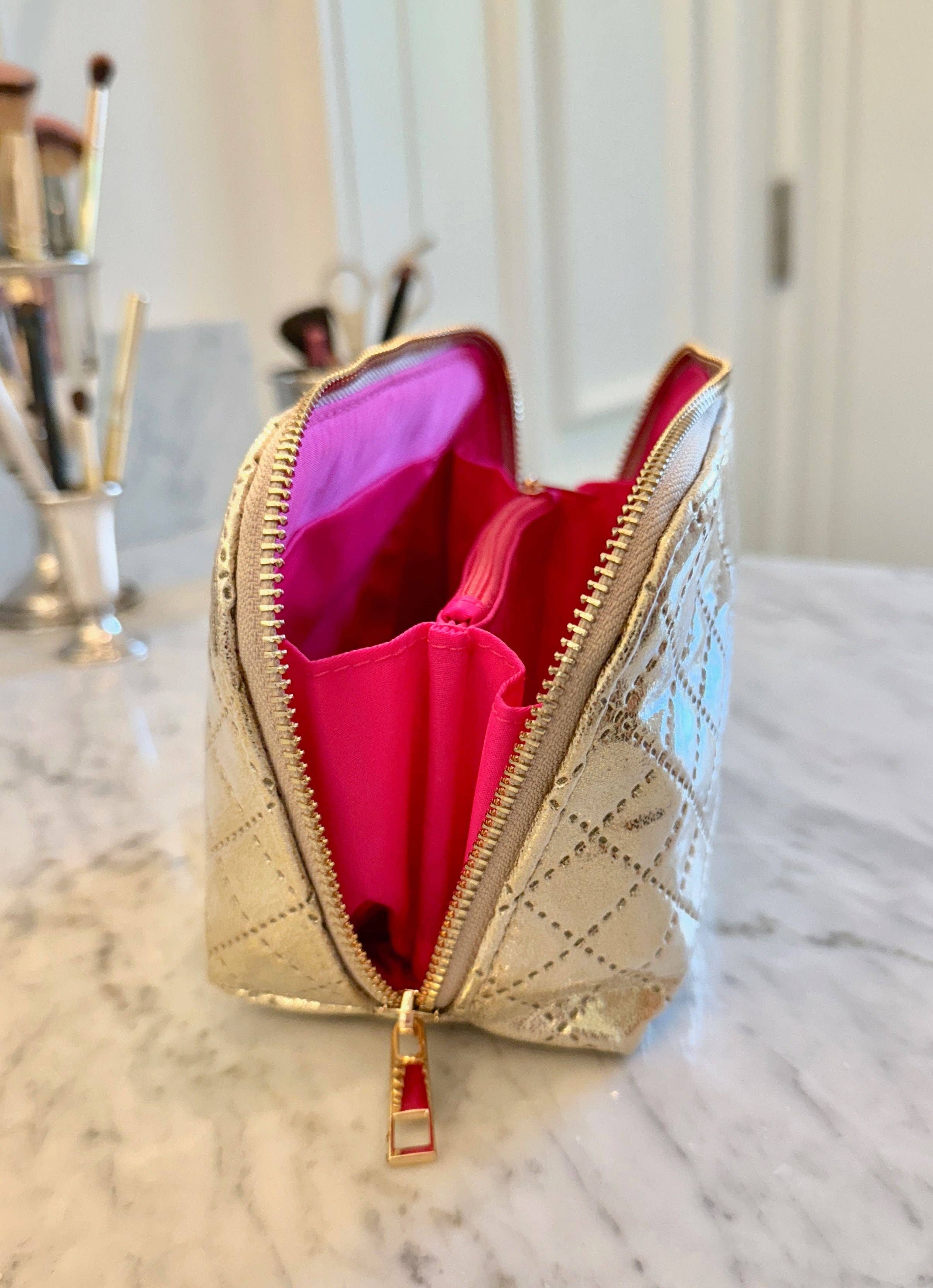 Caroline Hill Small Cosmetic Bag