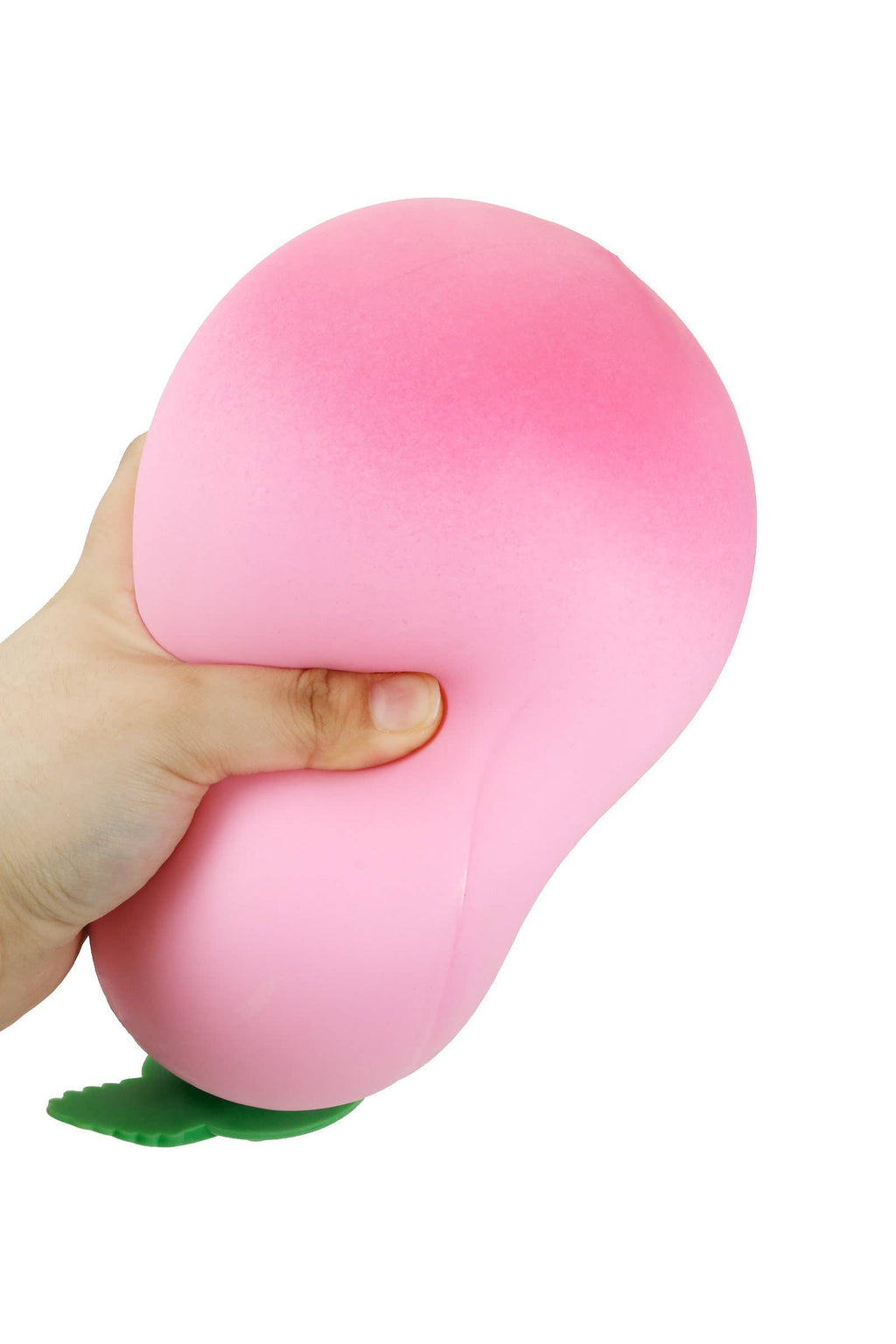 Jumbo 6Inch Peach Slime Filled TPR Squishy