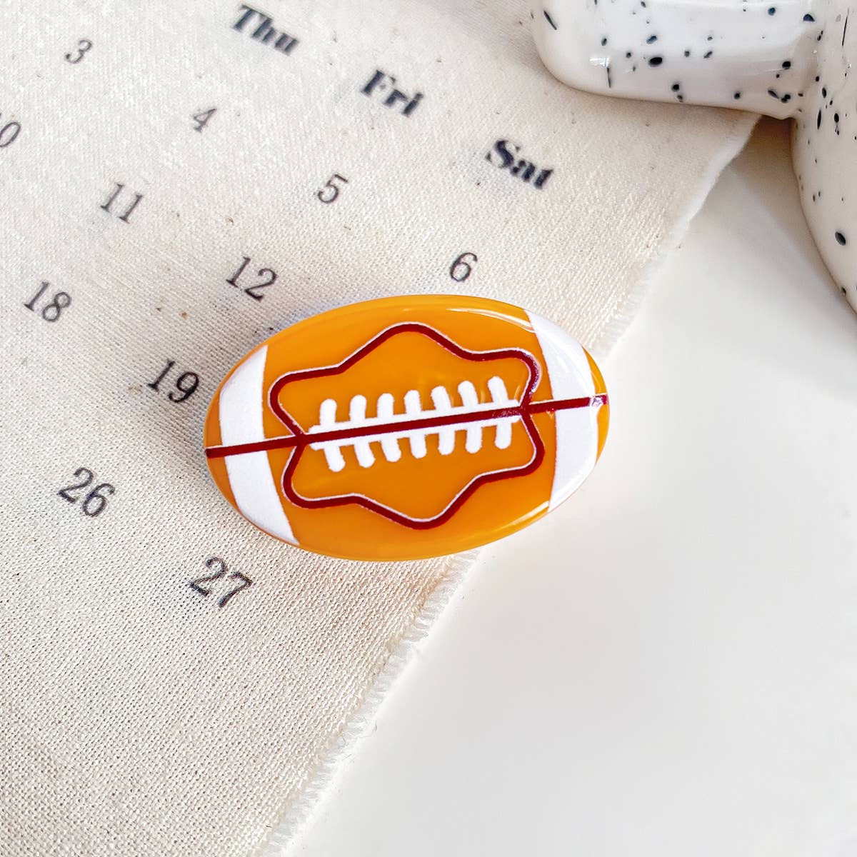 Mini Sports Ball Hair Clip