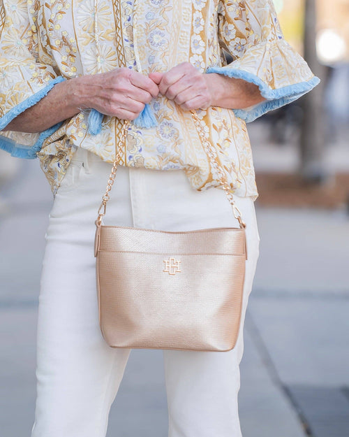 Brielle Bucket Bag-Gold