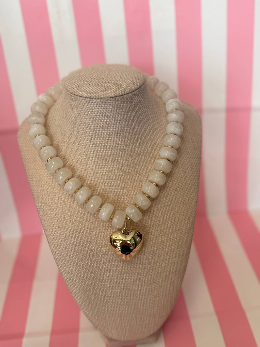 Bubble Big Heart Necklace