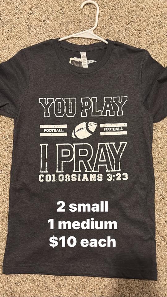  Football Stripes Tee | Team School Colors | Gameday