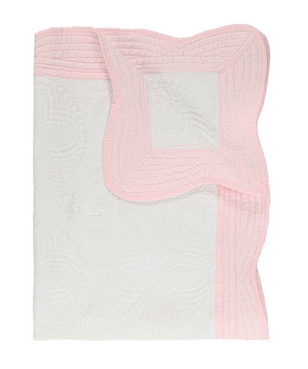 Heirloom Quilt - Baby Quilt Blanket with Monogram