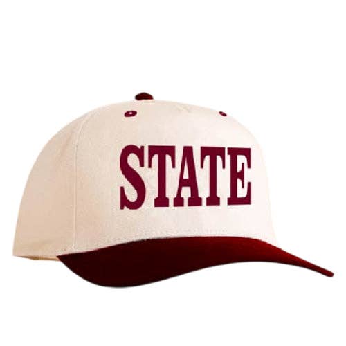 LM State Hat- Maroon