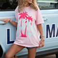 LM Pink Palm Tree