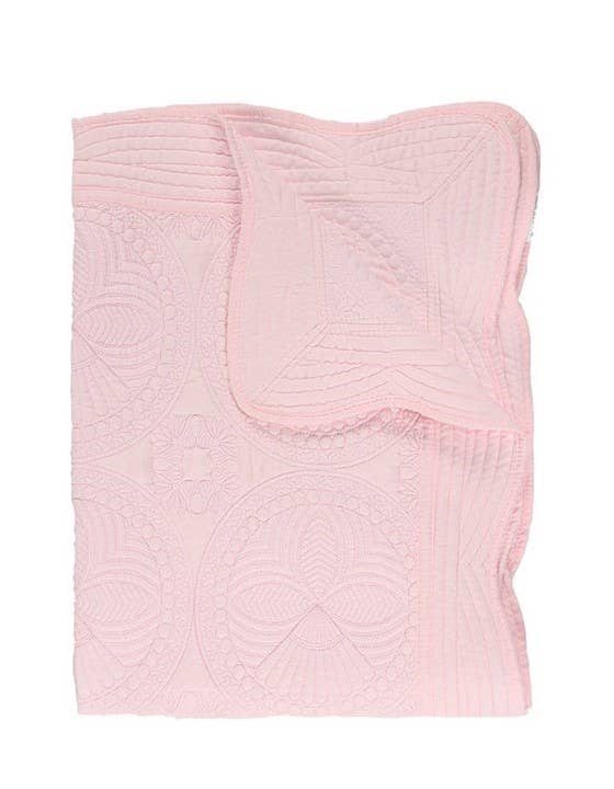 Heirloom Quilt - Baby Quilt Blanket with Monogram
