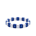 LM Royal/White Rhinestone Bracelet
