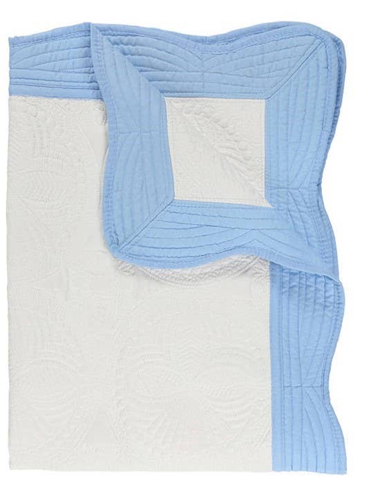 Heirloom Quilt - Baby Quilt Blanket with Monogram