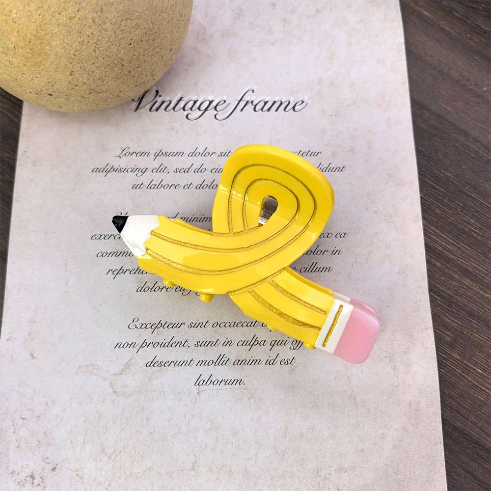 Twisted Pencil Hair Clip