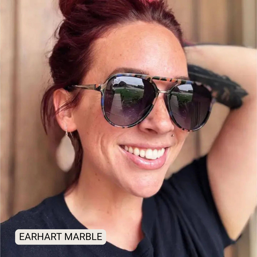 Earhart-Aviator Sunglasses