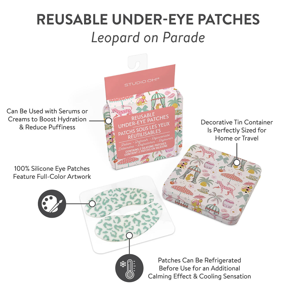 Reusable Under-Eye Patches-Leopard