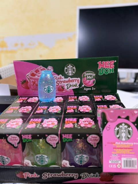 Glitter Starbucks Bottle Squish
