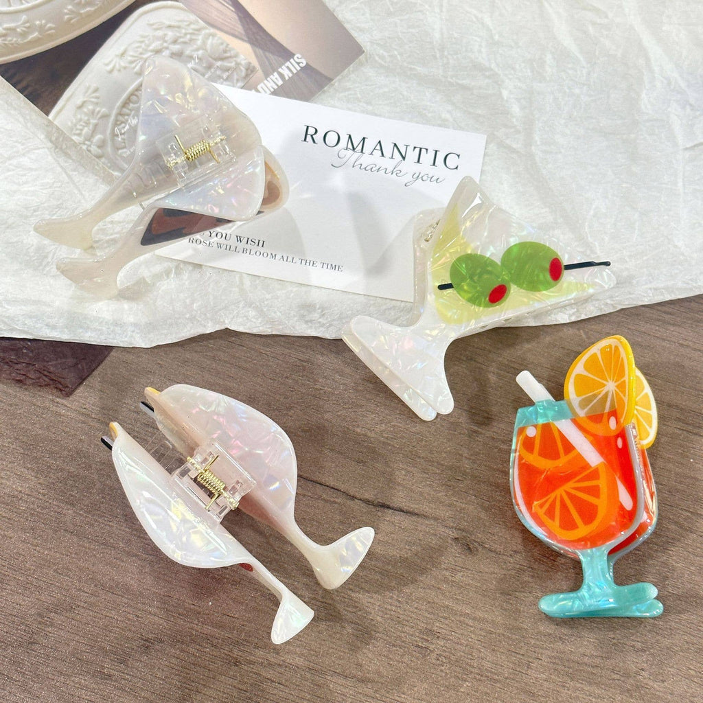 Cocktail Hair Clip