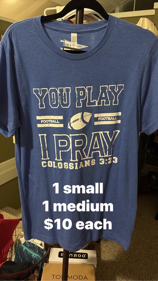  Football Stripes Tee | Team School Colors | Gameday